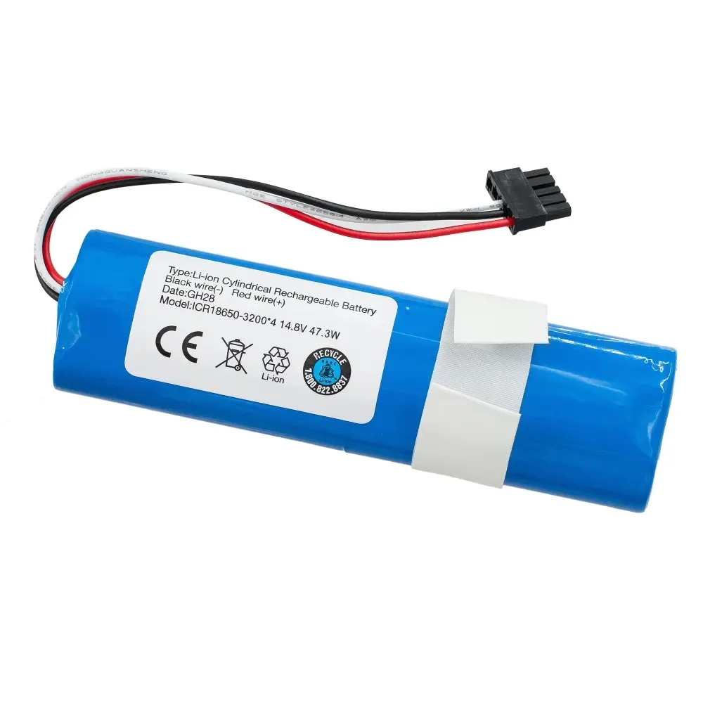 14.8V Replacement Battery For Xiaomi Robot Vacuum S10/ Vacuum-Mop P/2S NR18650 MH1-4S1P-SC Sweeping Mopping Robot Vacuum Cleaner 
14.8V Replacement Battery For Xiaomi Robot Vacuum S10/ Vacuum-Mop P/2S NR18650 MH1-4S1P-SC Sweeping Mopping Robot Vacuum Cleaner