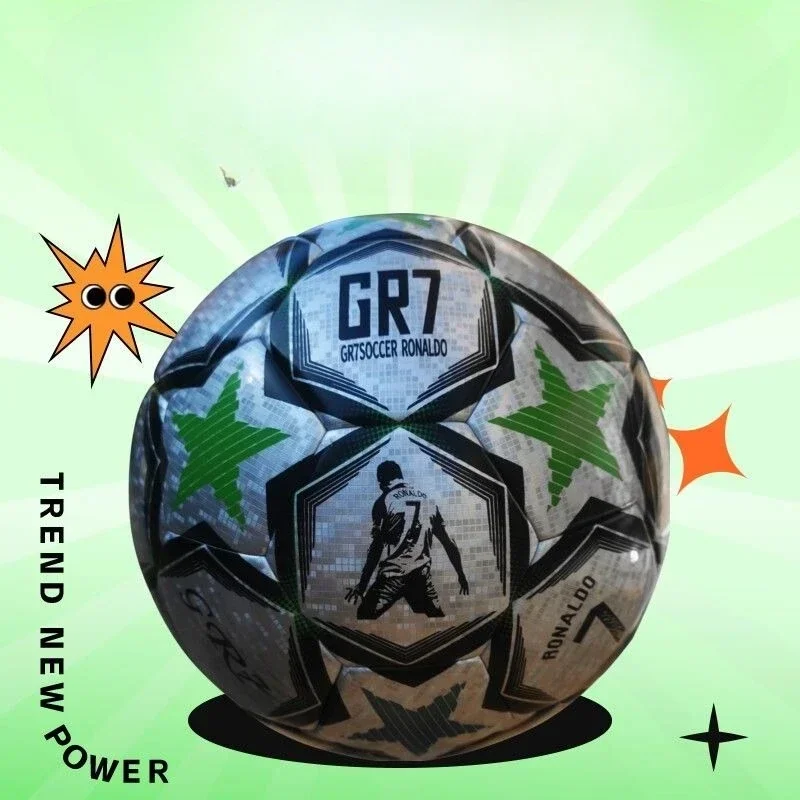 Ronaldo seamless hot bonding football No. 5 adult game standard commemorative youth student professional ball
Ronaldo seamless hot bonding football No. 5 adult game standard commemorative youth student professional ball