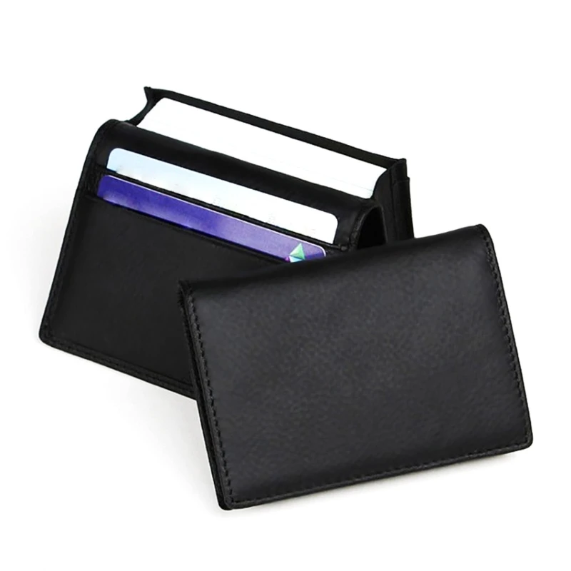 X5XA Men Black Leather Expandable Credit Card Business Cards Holder Wallet for Cas
X5XA Men Black Leather Expandable Credit Card Business Cards Holder Wallet for Cas