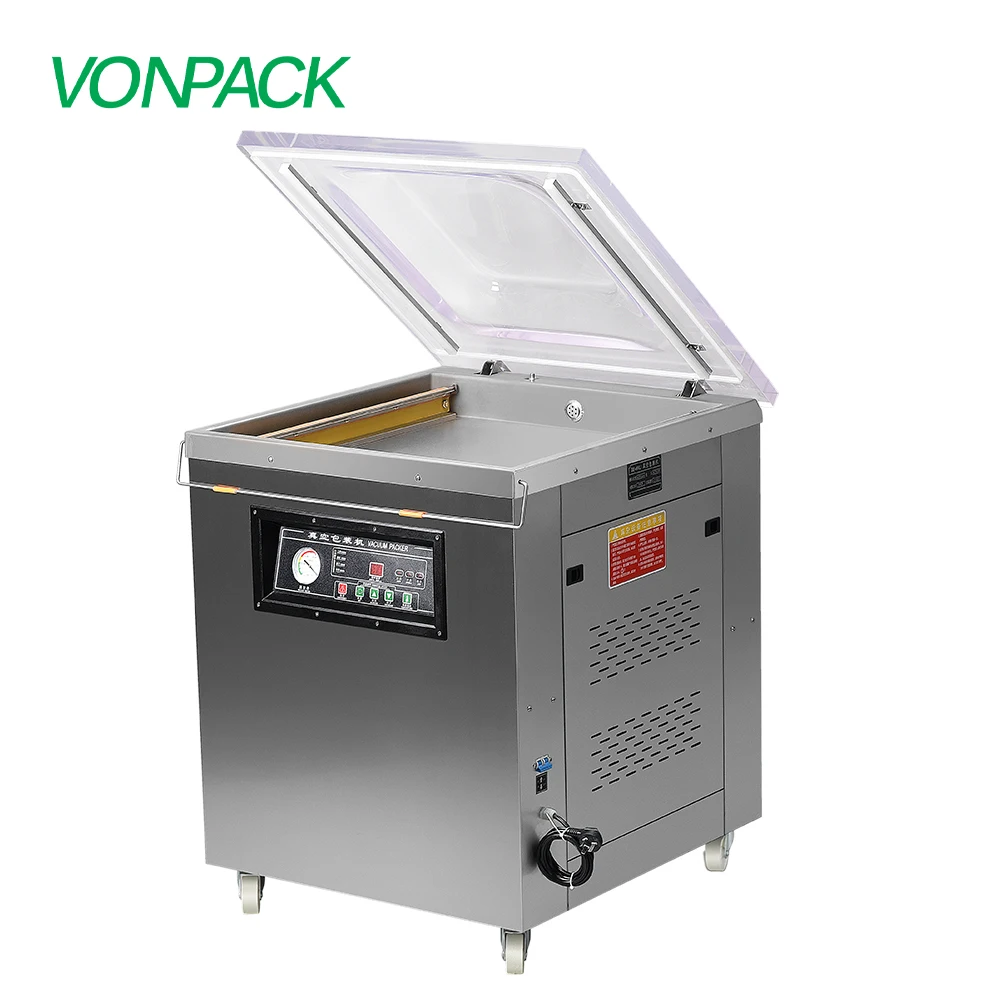 DZ600 Commercial Single Chamber Meat Rice Fish Date Food Electric Vacuum Sealer Packaging Machine
DZ600 Commercial Single Chamber Meat Rice Fish Date Food Electric Vacuum Sealer Packaging Machine