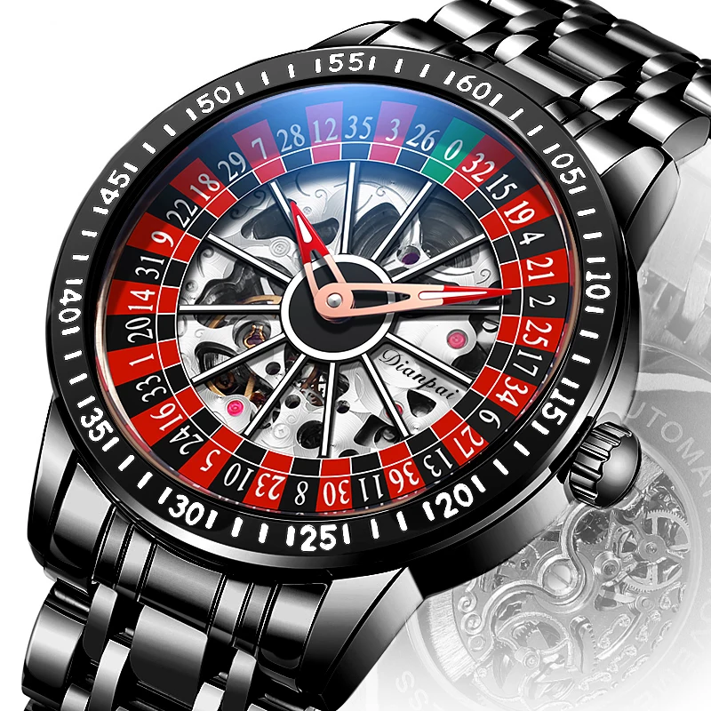 Ianpai men's business sports mechanical watch double-sided hollow turntable mechanical men's watch stainless steel leisure watch
Ianpai men's business sports mechanical watch double-sided hollow turntable mechanical men's watch stainless steel leisure watch