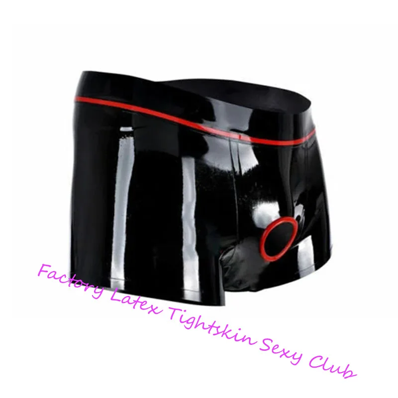 Men's Latex Boxer Black with Red Trim Ring Hole Rubber Underwear Pants Party Club Wear Male Costume Handmade ( No Zip)
Men's Latex Boxer Black with Red Trim Ring Hole Rubber Underwear Pants Party Club Wear Male Costume Handmade ( No Zip)