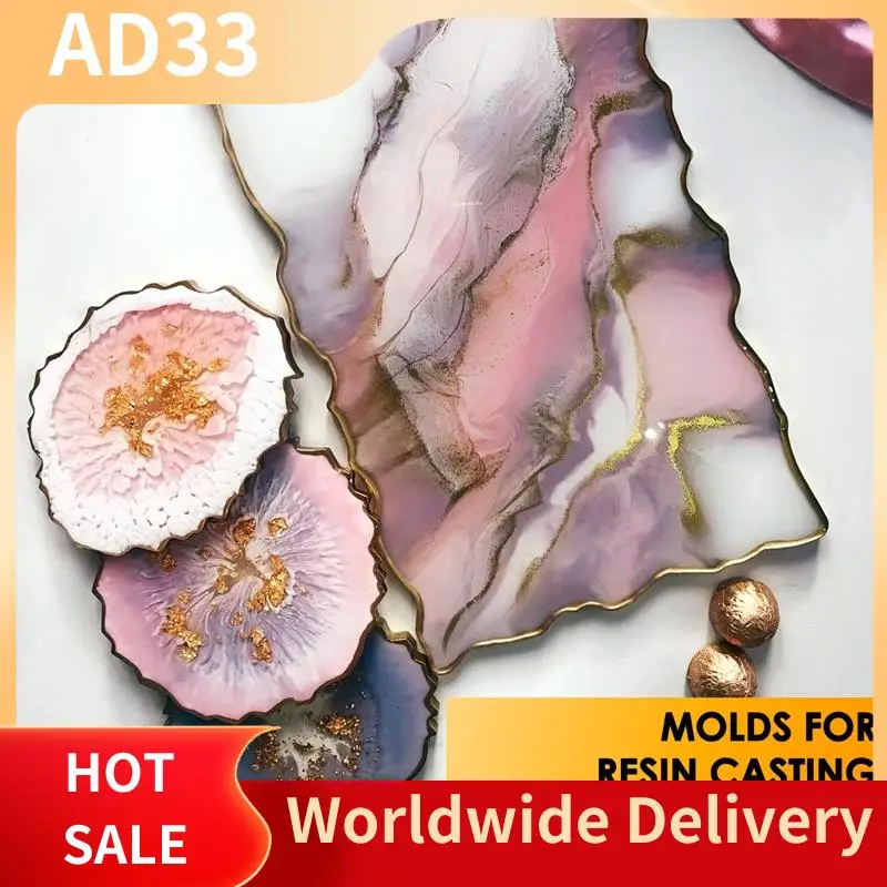 Top Deals 2 Pieces Tray Silicone Mold Kit Irregular Epoxy Resin Tray Molds For DIY Crafts (Rectangle+Round)
Top Deals 2 Pieces Tray Silicone Mold Kit Irregular Epoxy Resin Tray Molds For DIY Crafts (Rectangle+Round)