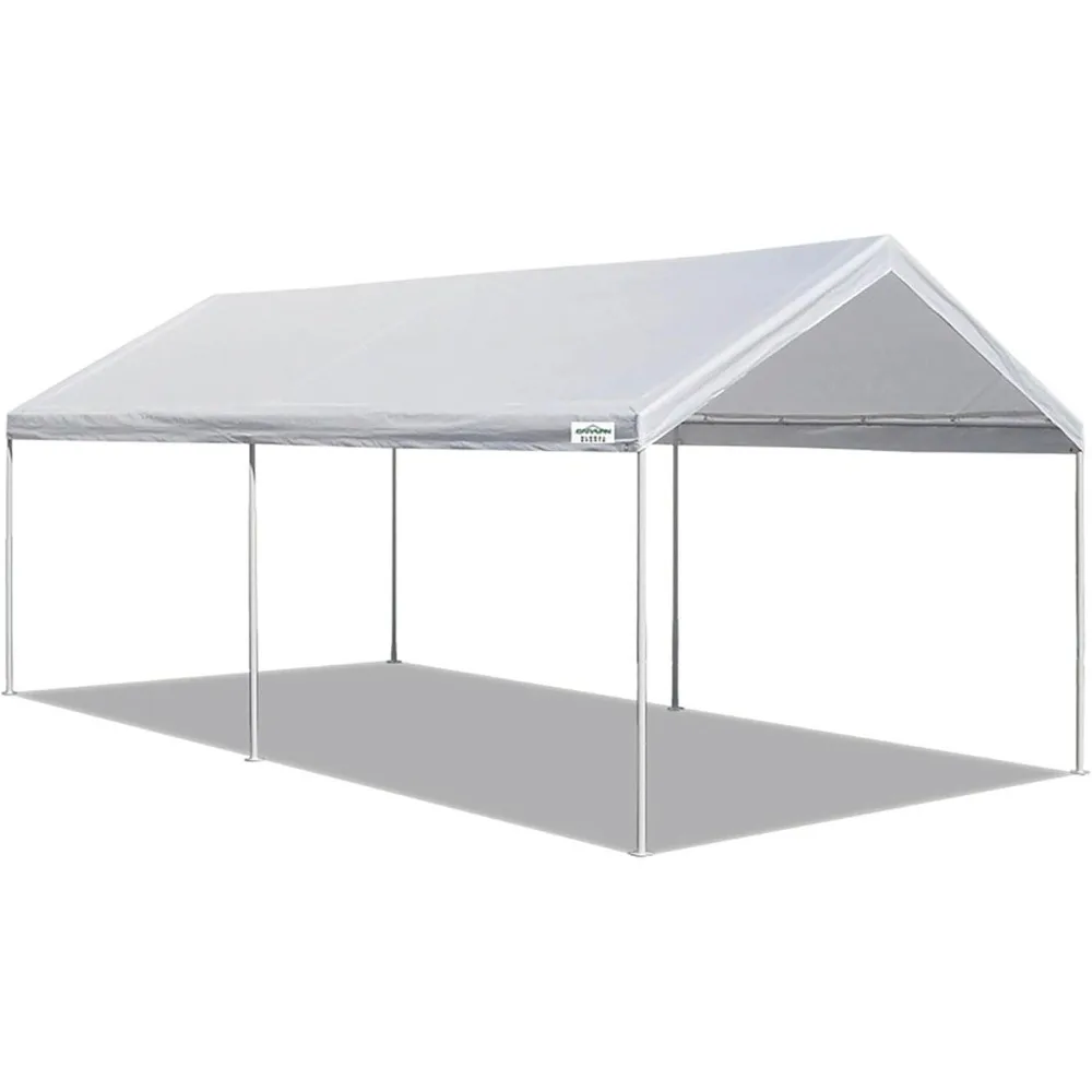 Caravan Canopy Powder Coated Heavy Duty Steel Frame Pop Up Carport with 6 Steel Stakes for Outdoor Activities and Events, White
Caravan Canopy Powder Coated Heavy Duty Steel Frame Pop Up Carport with 6 Steel Stakes for Outdoor Activities and Events, White