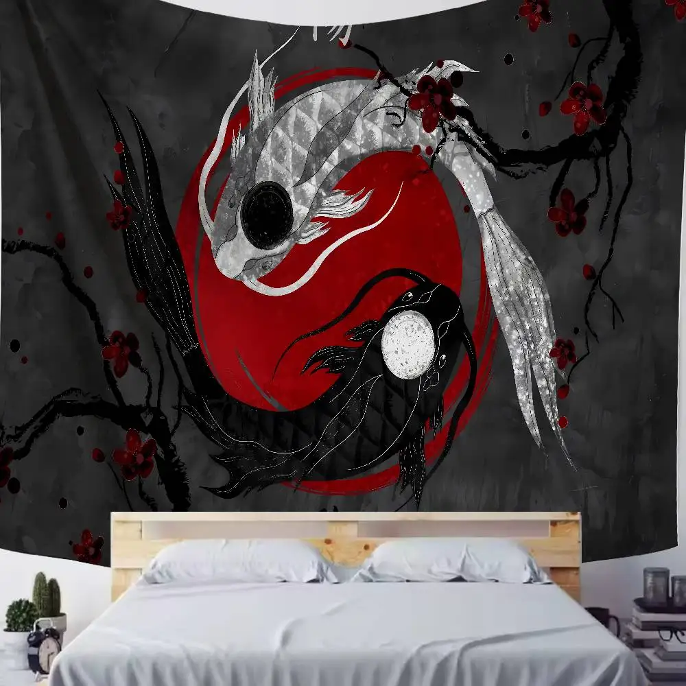 Koi Carp Fish Tapestry Wall Hanging Japanese StyleAesthetic Wall Art Decor for Bedroom Living Room Dorm Room Oriental Lucky Koi
Koi Carp Fish Tapestry Wall Hanging Japanese StyleAesthetic Wall Art Decor for Bedroom Living Room Dorm Room Oriental Lucky Koi