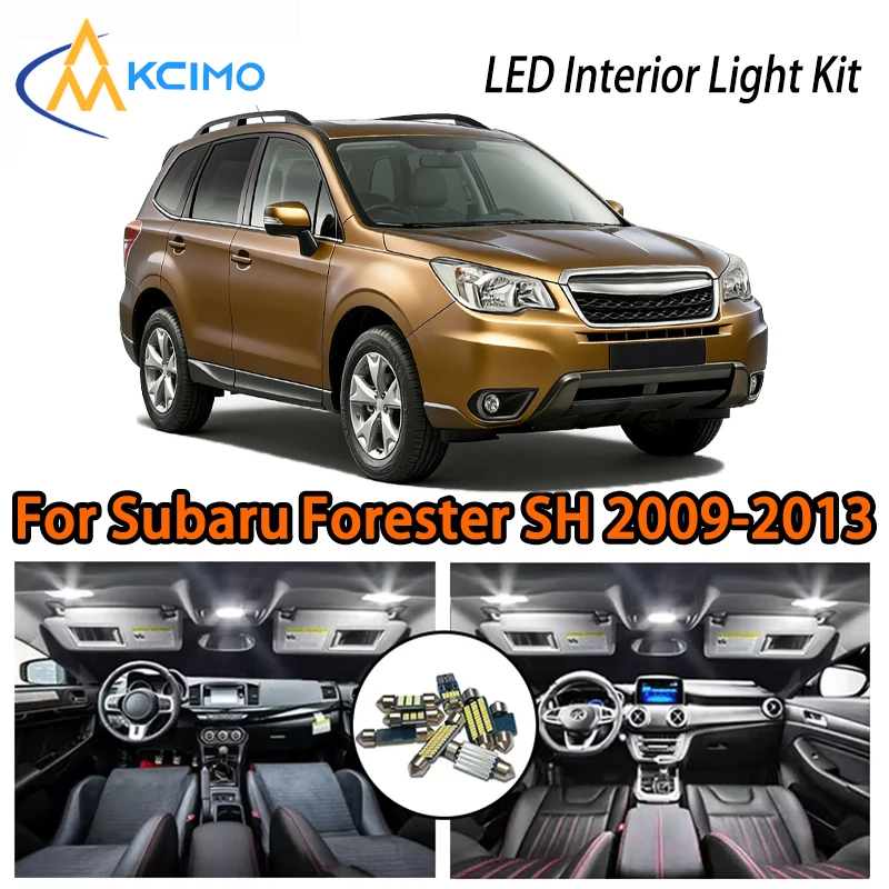 New LED Interior Lights For Subaru Forester SH 2009-2013, Super Bright White Ice Blue Two Colors Choice
New LED Interior Lights For Subaru Forester SH 2009-2013, Super Bright White Ice Blue Two Colors Choice