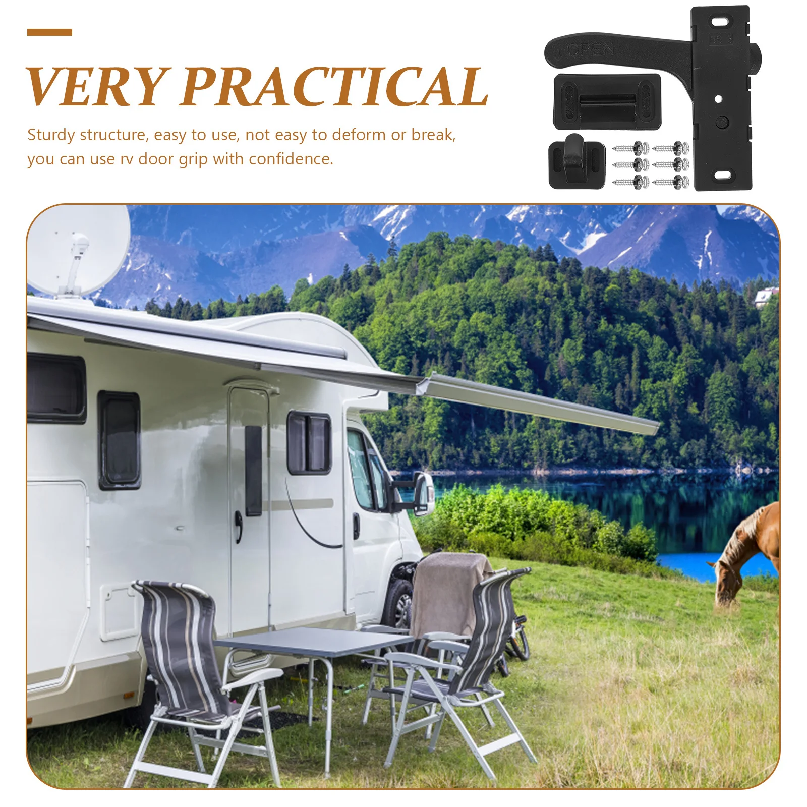 Door Handle for Rv Screen Replacement Heavy Duty Metal Grip Compact Size Camper Trailer Accessory Screen Door Handle
Door Handle for Rv Screen Replacement Heavy Duty Metal Grip Compact Size Camper Trailer Accessory Screen Door Handle