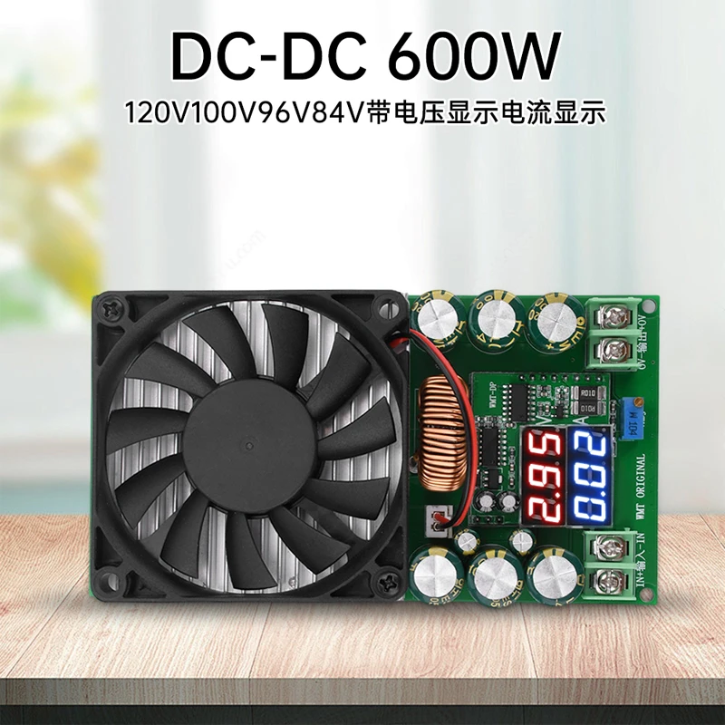 600W High-power Adjustable Voltage Reduction Module 84V-120V Voltage and Current Display Solar LED Driving Power Supply
600W High-power Adjustable Voltage Reduction Module 84V-120V Voltage and Current Display Solar LED Driving Power Supply