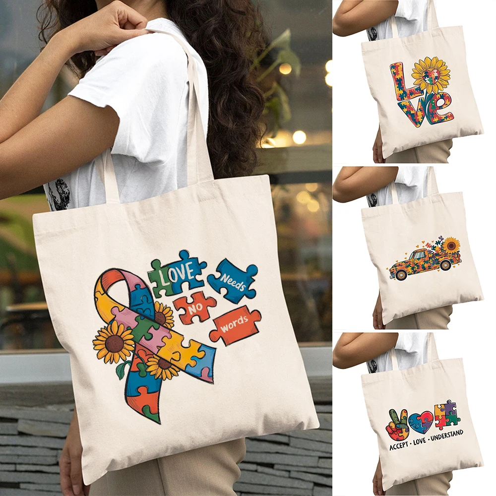 Casual Puzzle Ribbon Lady Daily use Bag Sunflower Love Girl Shopping Shoulder Handbag Double Print Truck Women Shopper Bags
Casual Puzzle Ribbon Lady Daily use Bag Sunflower Love Girl Shopping Shoulder Handbag Double Print Truck Women Shopper Bags