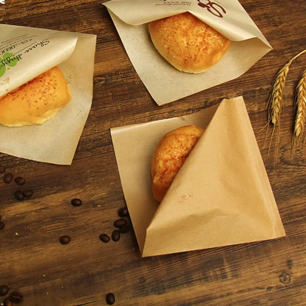 100pcs Food Paper Disposable Triangle Shape Oil-proof for Sandwich Doughnut Packing (13X13CM Khaki)
100pcs Food Paper Disposable Triangle Shape Oil-proof for Sandwich Doughnut Packing (13X13CM Khaki)