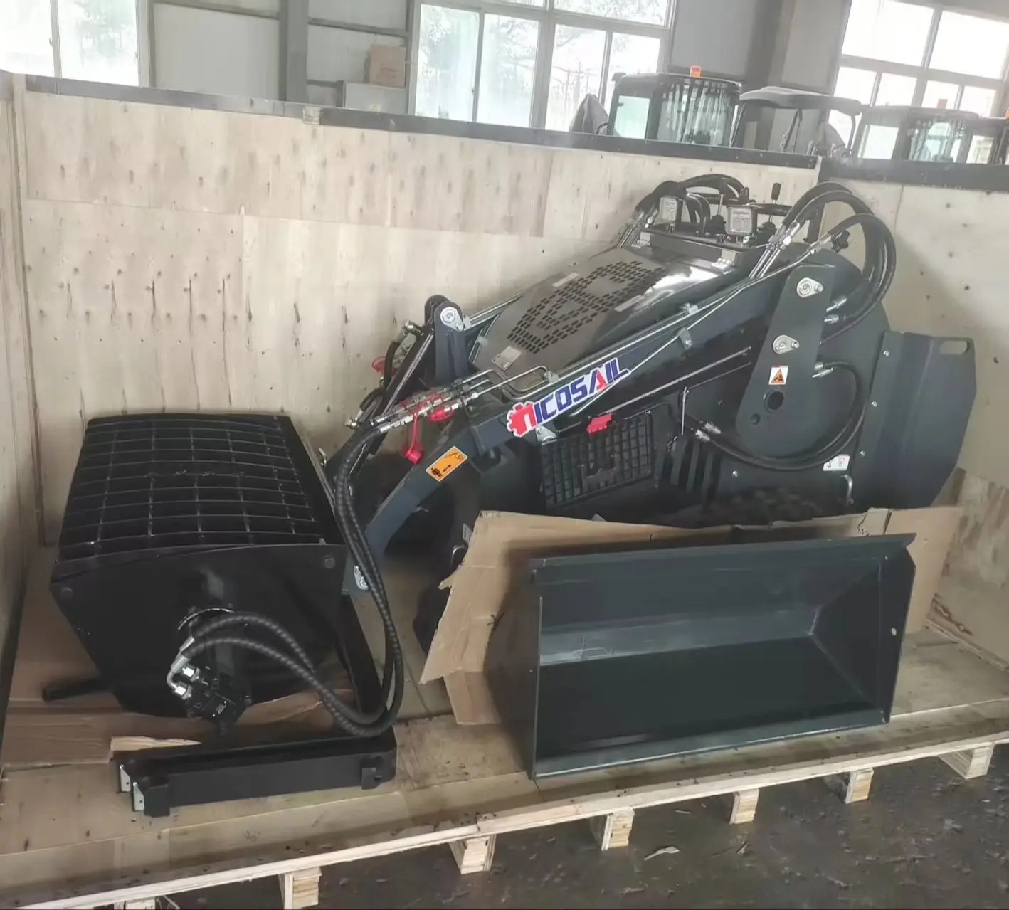 CE Certified 380E Hydraulic Skid Loader Compact Construction Machinery for Farm Working Tasks
CE Certified 380E Hydraulic Skid Loader Compact Construction Machinery for Farm Working Tasks