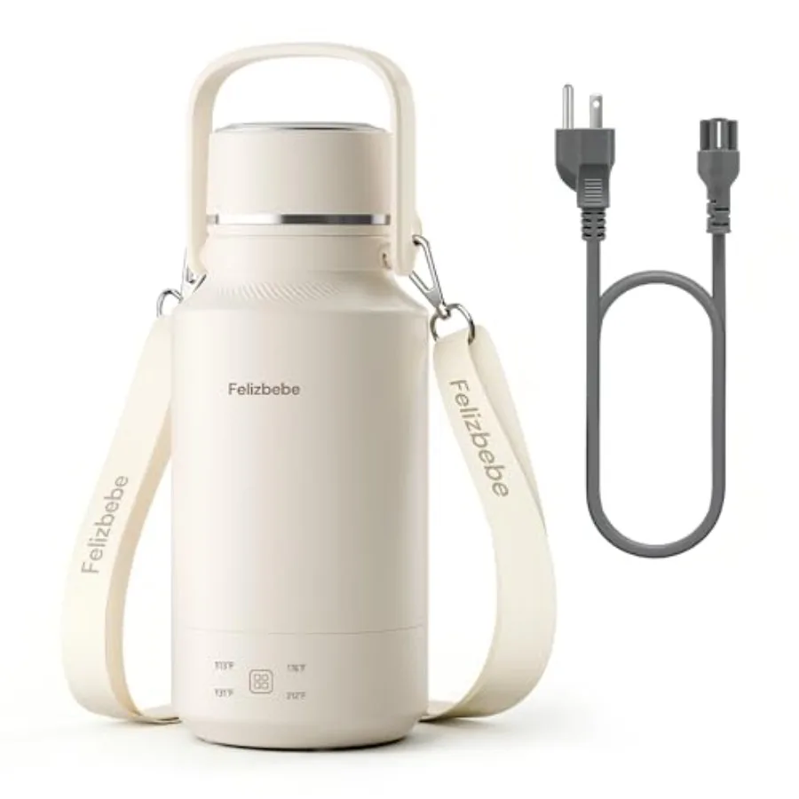 33.8 Oz/1000mL Portable Electric Kettle304 Stainless Steel Travel Kettle Electric 4 Temp Settings with Holding Heat 600W Fast B
33.8 Oz/1000mL Portable Electric Kettle304 Stainless Steel Travel Kettle Electric 4 Temp Settings with Holding Heat 600W Fast B