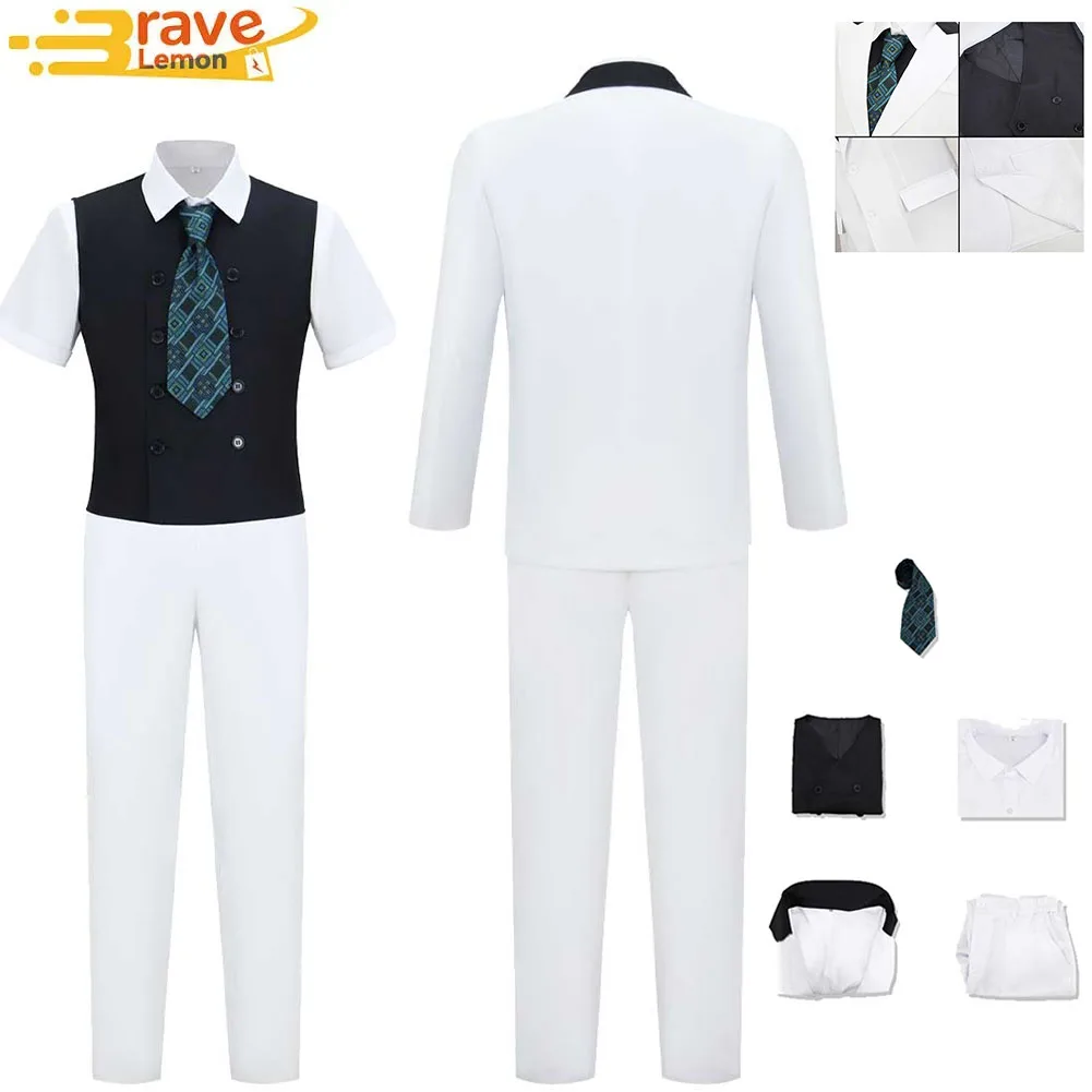 Men Kingpin Cosplay Costume Fantasy Tie Coat Pants Vest Shirt Outfits TV Roleplay Blazer for Male Halloween Carnival Party Suits
Men Kingpin Cosplay Costume Fantasy Tie Coat Pants Vest Shirt Outfits TV Roleplay Blazer for Male Halloween Carnival Party Suits