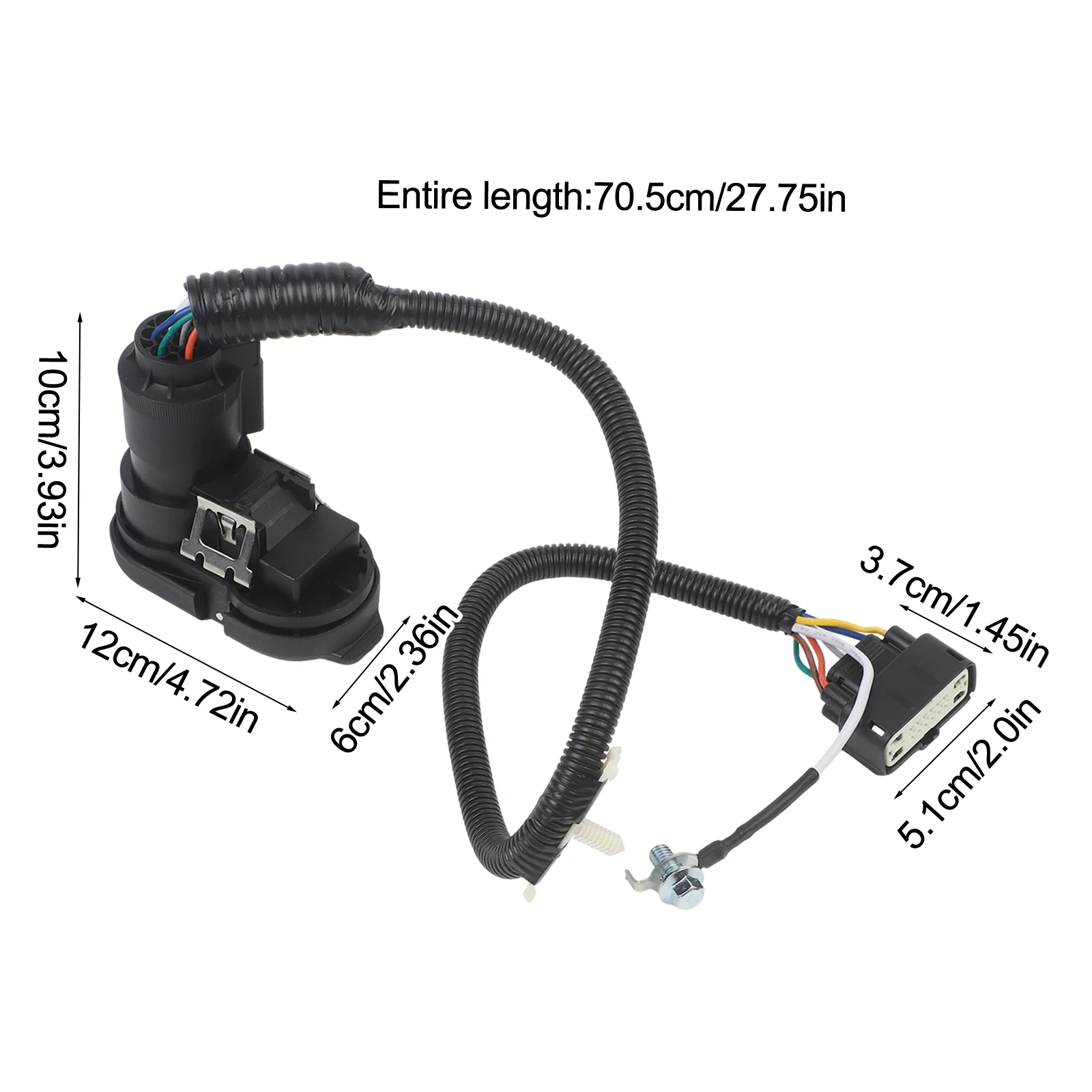 Rear Trailer Tow Hitch Bar Wiring Harness Kit for Ford F150 2009 2014 with Copper Terminals and Easy Installation Bracket
Rear Trailer Tow Hitch Bar Wiring Harness Kit for Ford F150 2009 2014 with Copper Terminals and Easy Installation Bracket