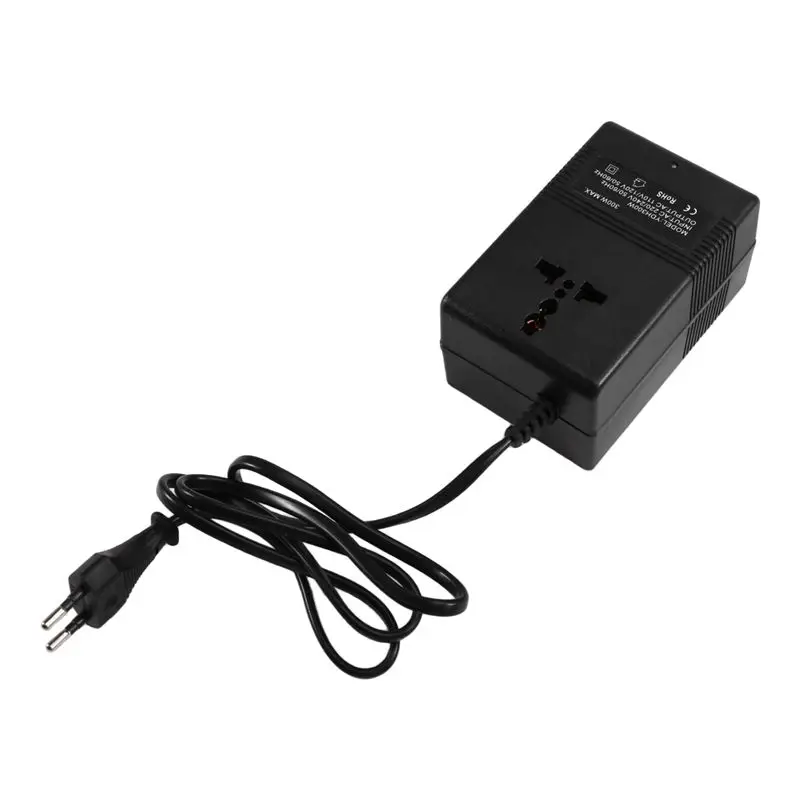 2026 Новый преобразователь напряжения 300 Вт, трансформатор 220 В до 110 В, понижающий трансформатор с термозащитой, вилка европейского стандарта
2026 Новый преобразователь напряжения 300 Вт, трансформатор 220 В до 110 В, понижающий трансформатор с термозащитой, вилка европейского стандарта