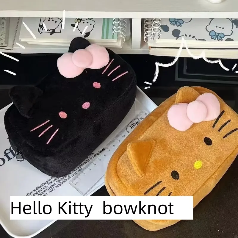 HelloKitty Sanrio Plush Pen Bag Anime Figure Girl Pencil Case Cartoon Large Capacity Student Stationery Storage Bag
HelloKitty Sanrio Plush Pen Bag Anime Figure Girl Pencil Case Cartoon Large Capacity Student Stationery Storage Bag