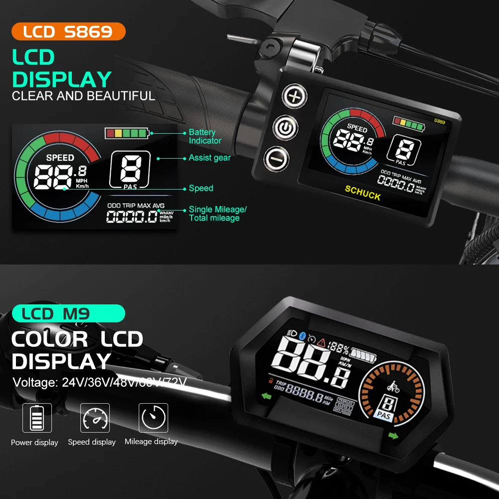 1500W 2000W 40A Ebike 3 Mode Sine Wave Brushless Controller 36V 48V 52V with UKC1 Colour LCD display for E-Bike Electric Scooter
1500W 2000W 40A Ebike 3 Mode Sine Wave Brushless Controller 36V 48V 52V with UKC1 Colour LCD display for E-Bike Electric Scooter