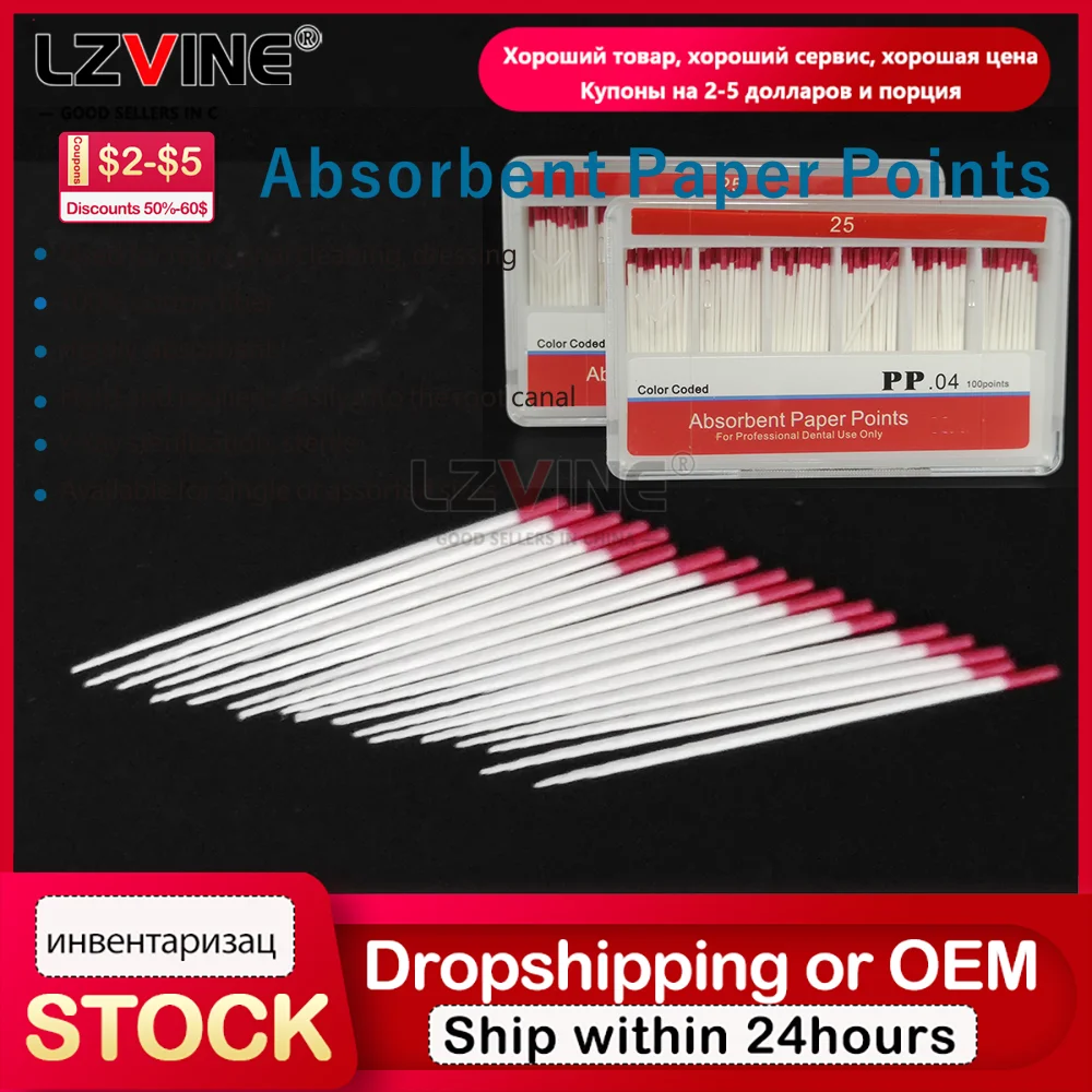 Dental Absorbent Paper Points 0.04taper PP02 04 06 15-40# #45-80Materials Strong Absorption Pure Cotton Fiber paper Dentist Use
Dental Absorbent Paper Points 0.04taper PP02 04 06 15-40# #45-80Materials Strong Absorption Pure Cotton Fiber paper Dentist Use