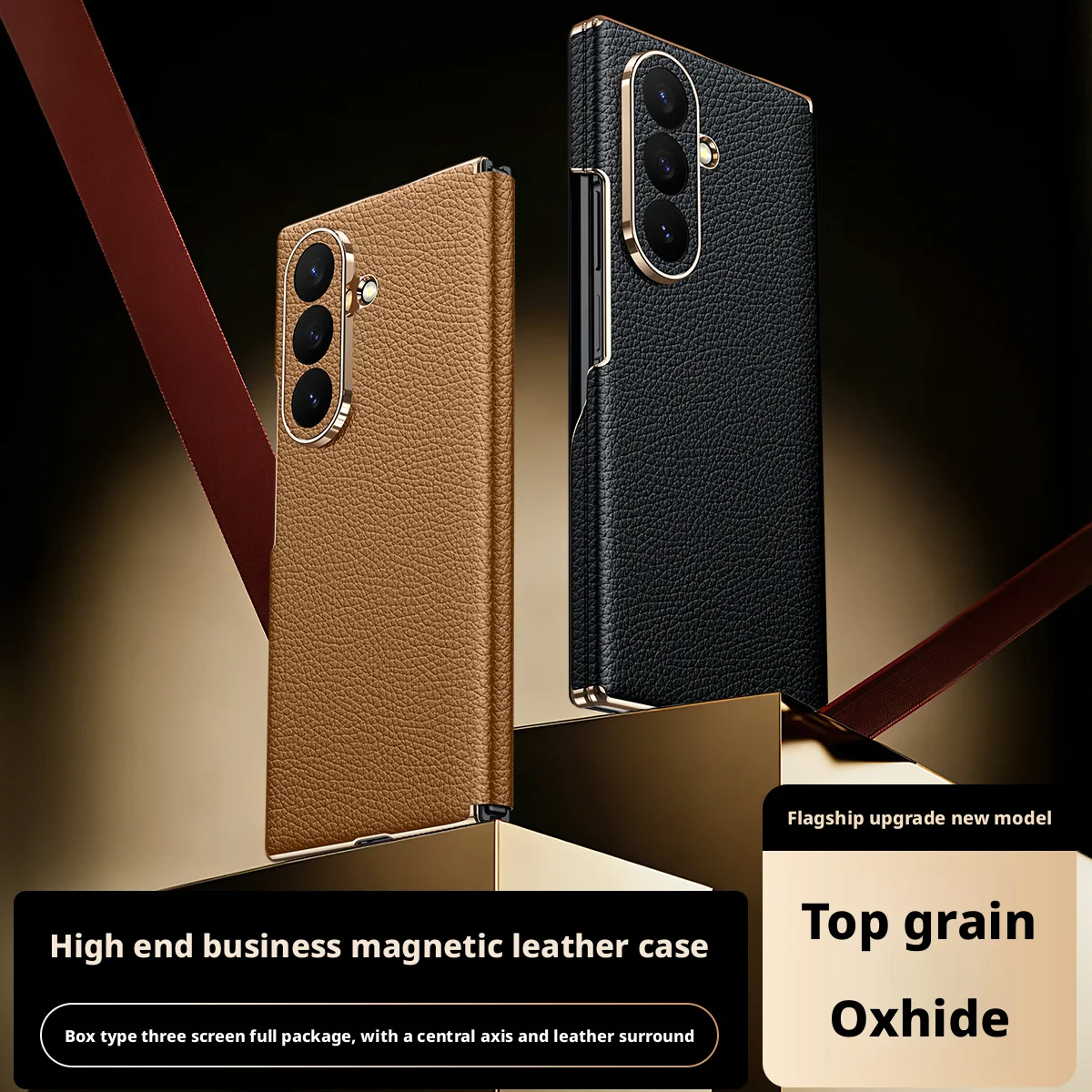 Luxury Premium Genuine Leather For Samsung Galaxy Z TriFold Case New Flip Magnetic Leather Full Protective Shockproof Cover
Luxury Premium Genuine Leather For Samsung Galaxy Z TriFold Case New Flip Magnetic Leather Full Protective Shockproof Cover