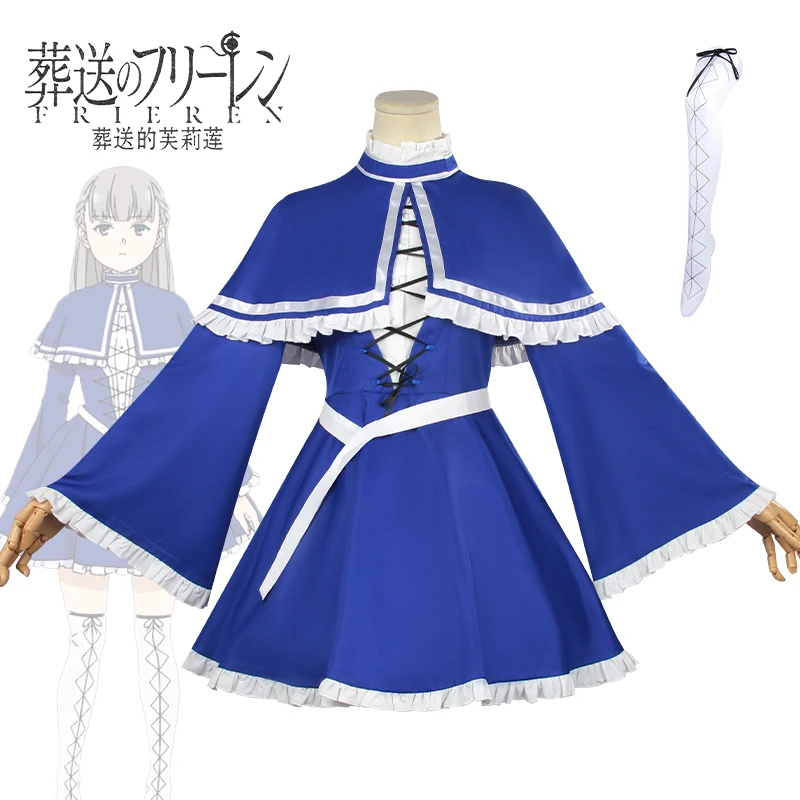 Lawine Cosplay Costume Anime Frieren Beyond Journey‘s End Blue Dress Halloween Carnival Party Outfits for Women
Lawine Cosplay Costume Anime Frieren Beyond Journey‘s End Blue Dress Halloween Carnival Party Outfits for Women