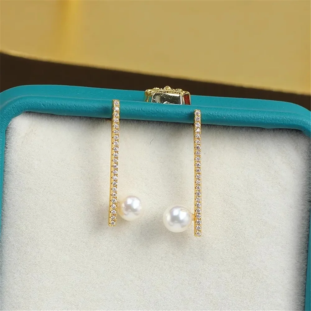 S925 Sterling Silver Pearl Earring Settings DIY Jewelry Making Supplies Blank Earring Posts for Handcrafted Accessories No Pearl
S925 Sterling Silver Pearl Earring Settings DIY Jewelry Making Supplies Blank Earring Posts for Handcrafted Accessories No Pearl