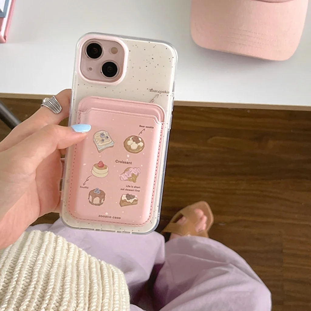 Ins Pink Splash-ink Cake Dessert Series Magnetic Card Pocket Cover Case For iPhone 16 15 14 13 12 Pro Max Shockproof Protective
Ins Pink Splash-ink Cake Dessert Series Magnetic Card Pocket Cover Case For iPhone 16 15 14 13 12 Pro Max Shockproof Protective