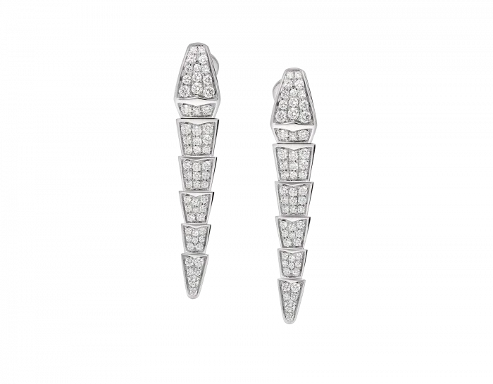 Pure 925 Sterling Silver Serpenti Viper Silver Serpentine Earrings, Set with Full Set Diamond Luxury Jewelry Accessories
Pure 925 Sterling Silver Serpenti Viper Silver Serpentine Earrings, Set with Full Set Diamond Luxury Jewelry Accessories