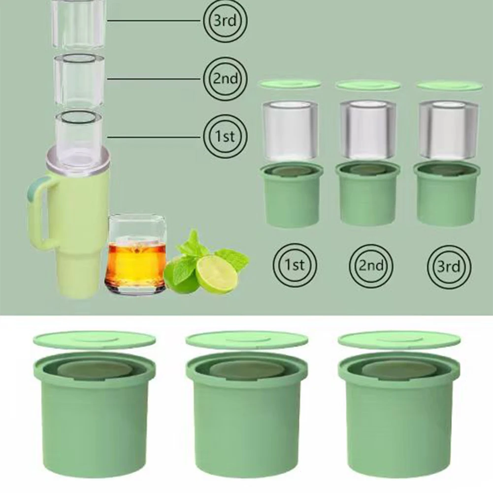 Silicone Ice Cube Maker Tray Compatible with Stanley Tumbler , Food-Grade Cylinder Ice Mold for Whiskey, Cocktails & Cold Drinks
Silicone Ice Cube Maker Tray Compatible with Stanley Tumbler , Food-Grade Cylinder Ice Mold for Whiskey, Cocktails & Cold Drinks
