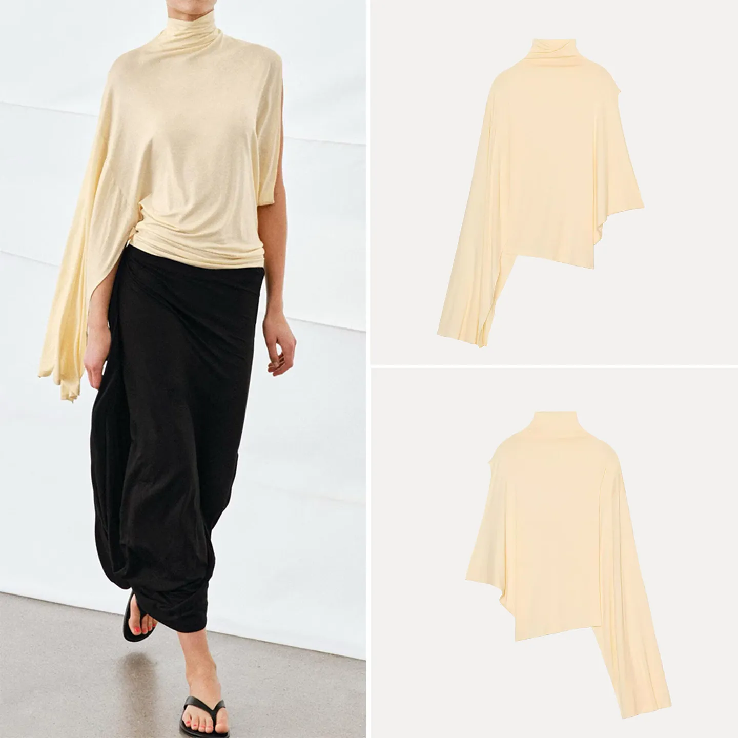 Women's Fashion Asymmetrical Drapey Top Spring 2026 Casual Style Loose Fit Long Sleeve High Collar Non-Special Function
Women's Fashion Asymmetrical Drapey Top Spring 2026 Casual Style Loose Fit Long Sleeve High Collar Non-Special Function