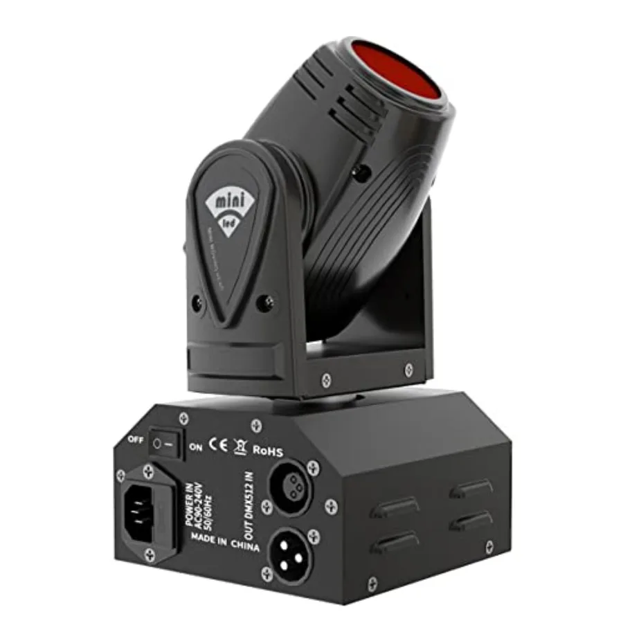 Moving Head Mini LED 0W RGBW 4in Beam Effect Stage Lights - Professional/3 DMX Channels Sound Activated DJ Lights for Disco Clu
Moving Head Mini LED 0W RGBW 4in Beam Effect Stage Lights - Professional/3 DMX Channels Sound Activated DJ Lights for Disco Clu