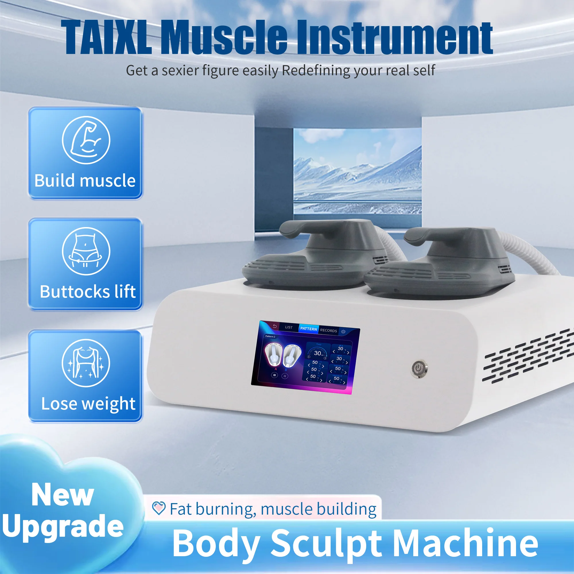 EMS Body Sculpting Machine New RF ZERO TAIXL Sculpt Weight Loss Massager Electromagnetic Fat Slimming Muscle Stimulation Device
EMS Body Sculpting Machine New RF ZERO TAIXL Sculpt Weight Loss Massager Electromagnetic Fat Slimming Muscle Stimulation Device