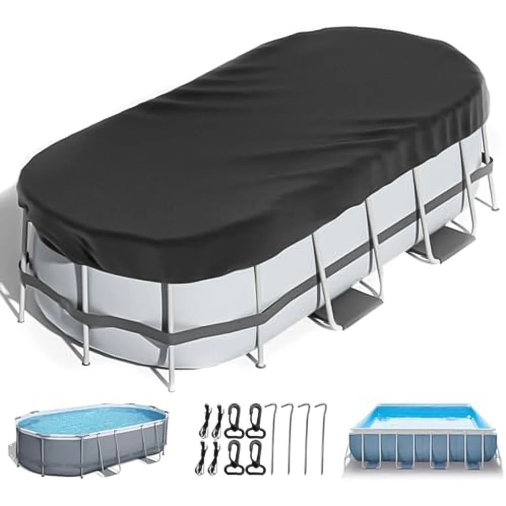 1pcs Oval Pool Cover Protector With Accessories Set Ideal= Above Ground Pool Mat Cover For Cold And UV Resistant, Dustproof New
1pcs Oval Pool Cover Protector With Accessories Set Ideal= Above Ground Pool Mat Cover For Cold And UV Resistant, Dustproof New
