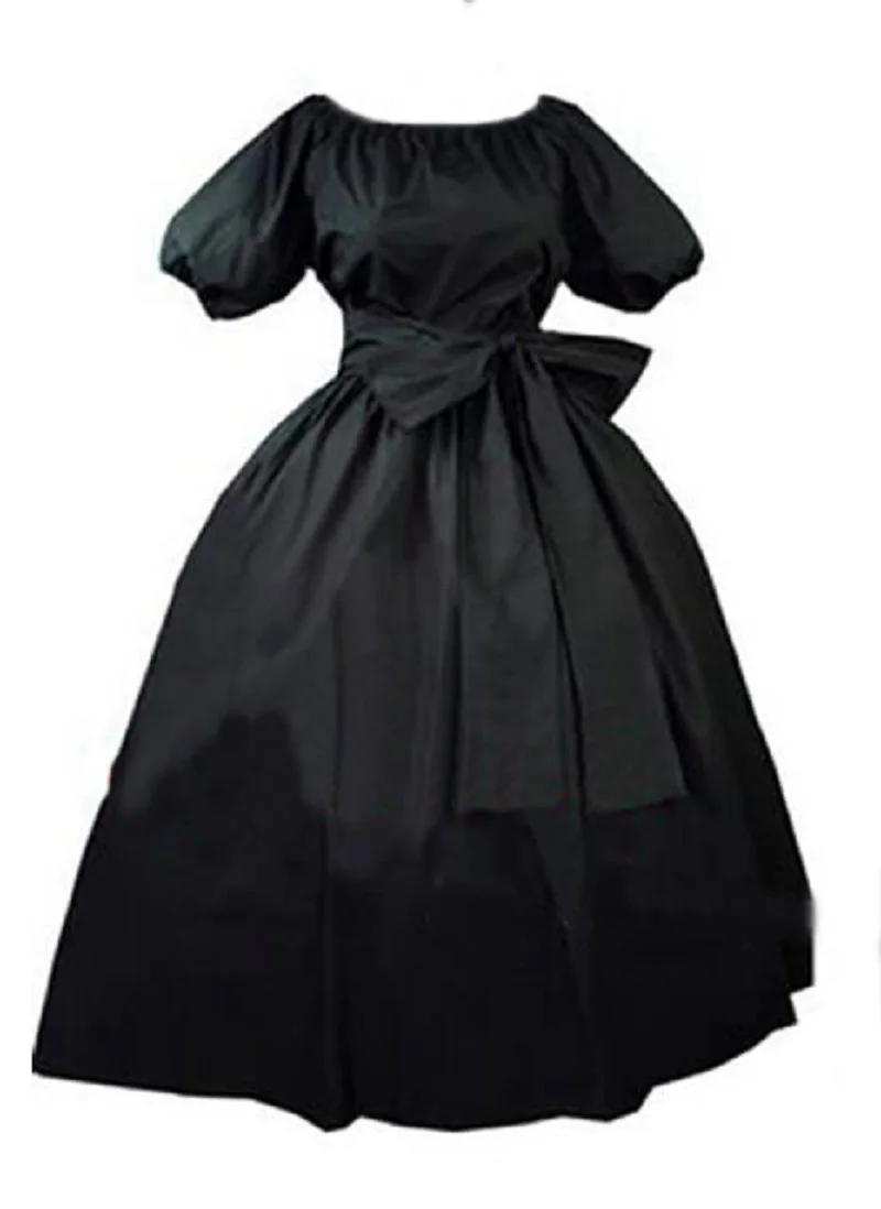 French Elegant Gothic Punk Medieval Victorian Dress Prom Set Black Cotton Dress Role Play Costume Customization
French Elegant Gothic Punk Medieval Victorian Dress Prom Set Black Cotton Dress Role Play Costume Customization