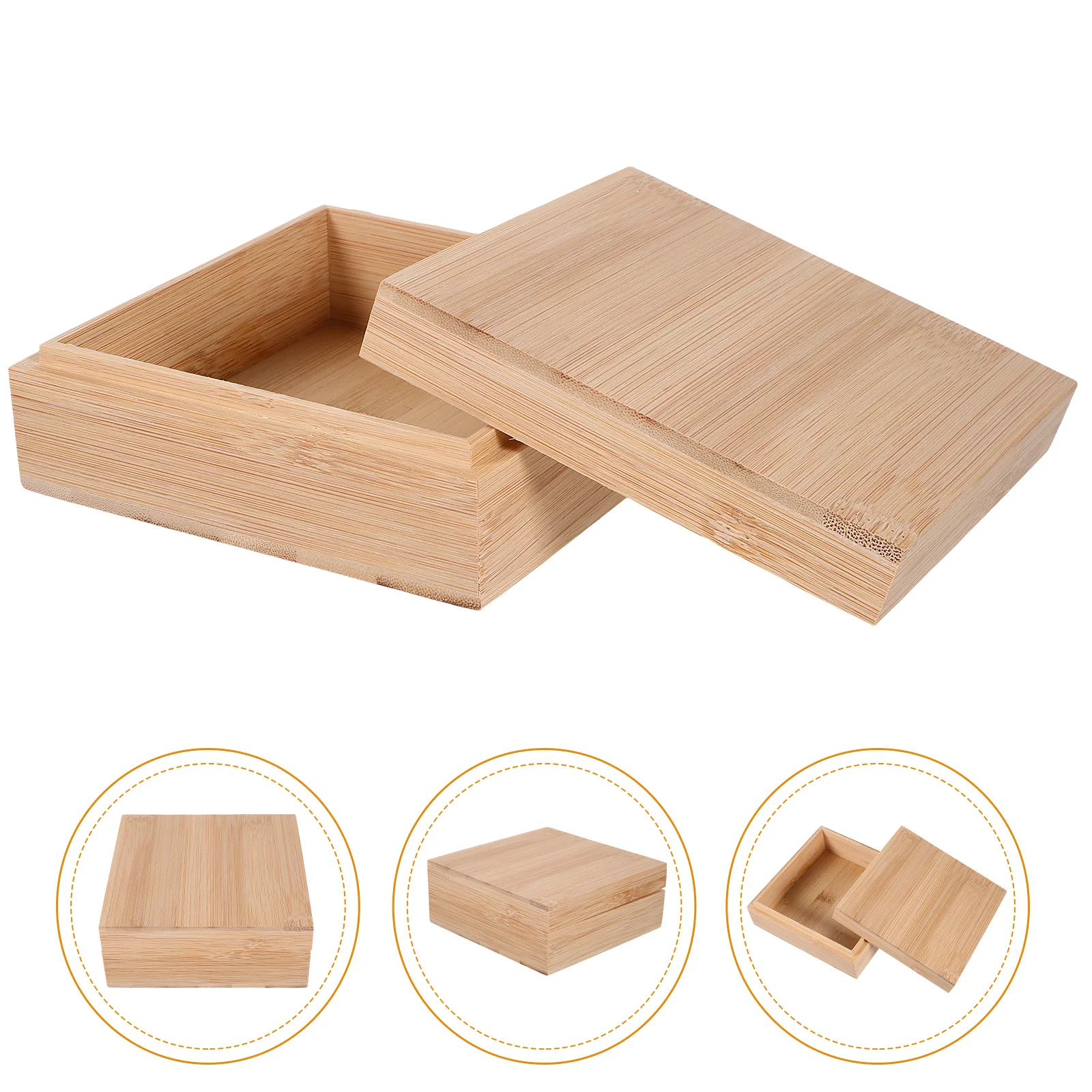 Square Wooden Storage Box Sundries Case Desktop Organizer Jewelry Home Bin with Lid
Square Wooden Storage Box Sundries Case Desktop Organizer Jewelry Home Bin with Lid