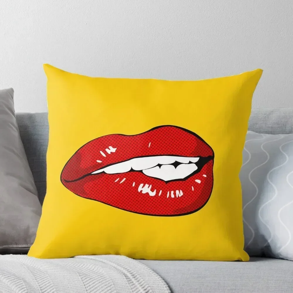 Sexy biting lips Throw Pillow Room decorating items Sofa Decorative Covers Pillow Cover pillow
Sexy biting lips Throw Pillow Room decorating items Sofa Decorative Covers Pillow Cover pillow