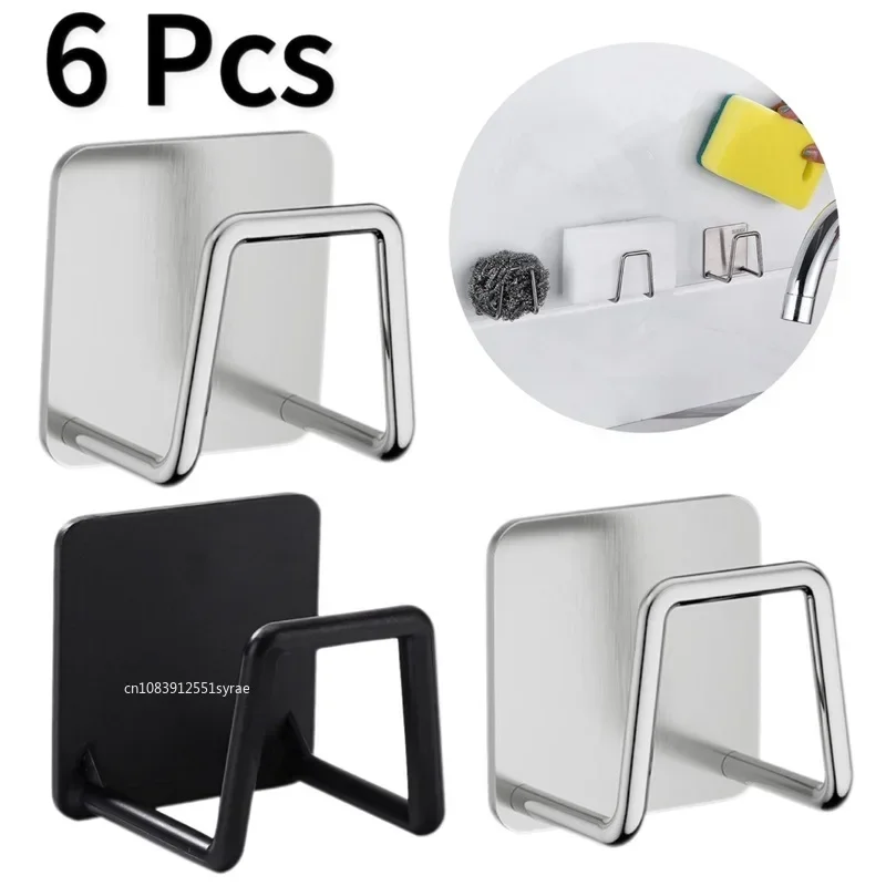 Kitchen Stainless Steel Sink Sponges Holder Self Adhesive Drain Drying Rack Kitchen Wall Hooks Accessories Storage Organizer
Kitchen Stainless Steel Sink Sponges Holder Self Adhesive Drain Drying Rack Kitchen Wall Hooks Accessories Storage Organizer