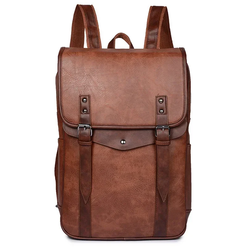 Multifunctional Vintage Waterproof Backpack Men Luxury School Bags Leather Backpacks Travel Retro 15.6 Inch Laptop Bag For Men
Multifunctional Vintage Waterproof Backpack Men Luxury School Bags Leather Backpacks Travel Retro 15.6 Inch Laptop Bag For Men