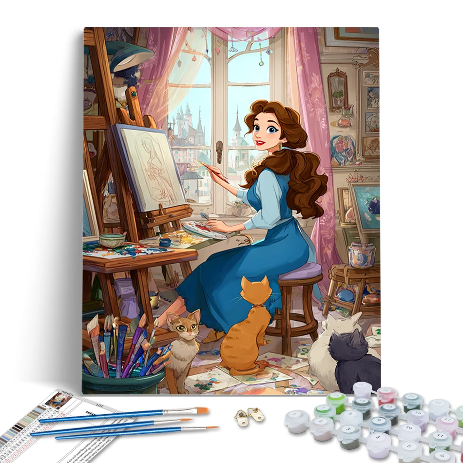 RUOPOTY Diy Oil Painting By Numbers Princess painter Watercolor Drawing By Numbers Picture Frame Acrylic Paints Home Decoration
RUOPOTY Diy Oil Painting By Numbers Princess painter Watercolor Drawing By Numbers Picture Frame Acrylic Paints Home Decoration