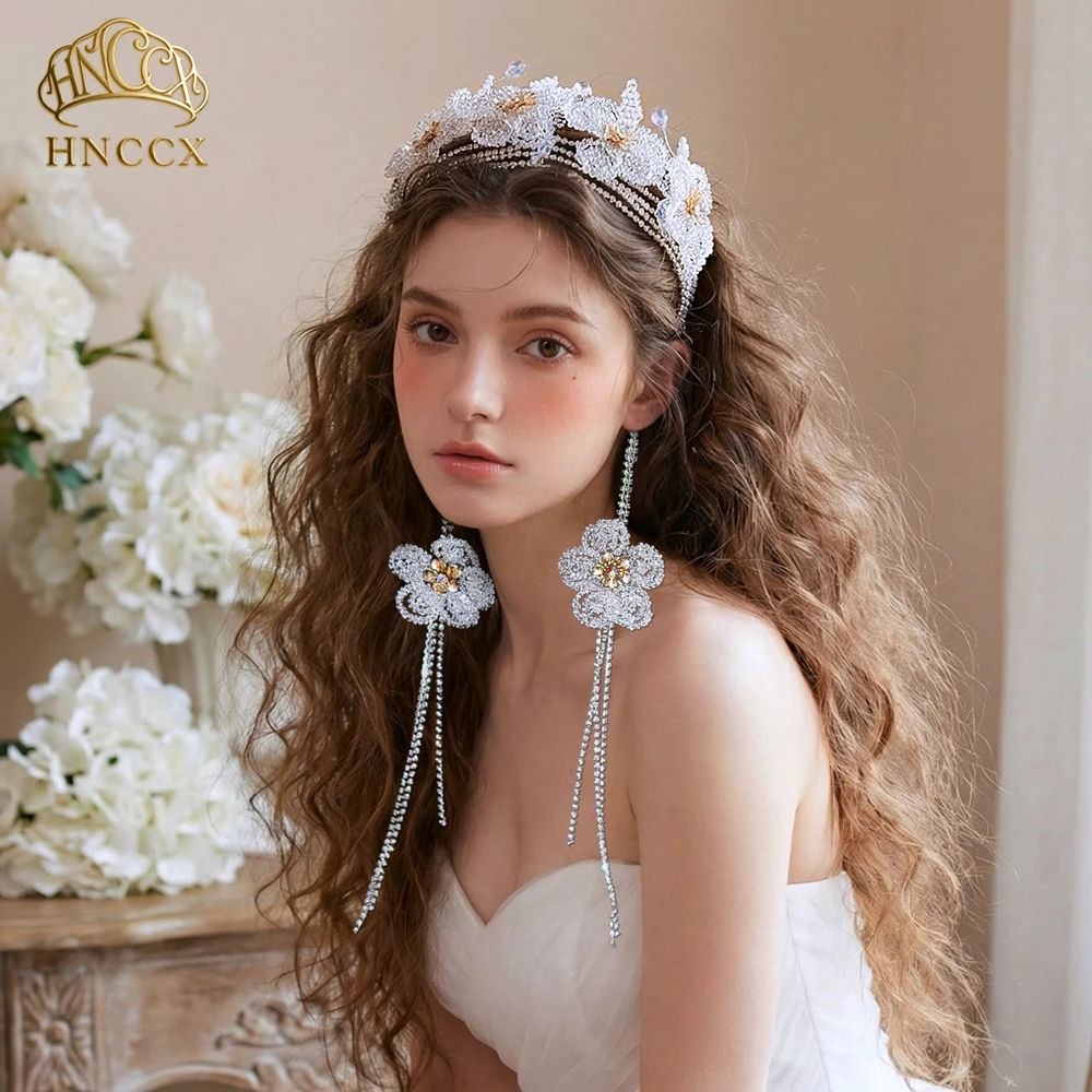 HNCCX Luxury Crystal Flower Bride Headband Detachable Long Tassel Hair Accessories Princess Fairy Style Headpiece For Party A101
HNCCX Luxury Crystal Flower Bride Headband Detachable Long Tassel Hair Accessories Princess Fairy Style Headpiece For Party A101