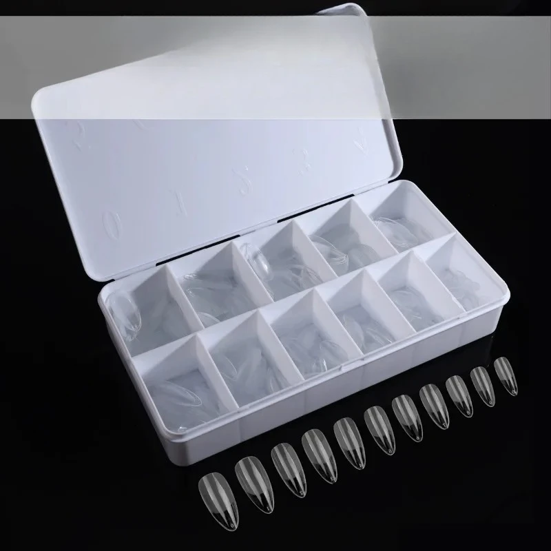Soft Gel Full Cover Nail Clear Acrylic Nail Tip Almond Artificial False with Box Fake Nail Extension
Soft Gel Full Cover Nail Clear Acrylic Nail Tip Almond Artificial False with Box Fake Nail Extension