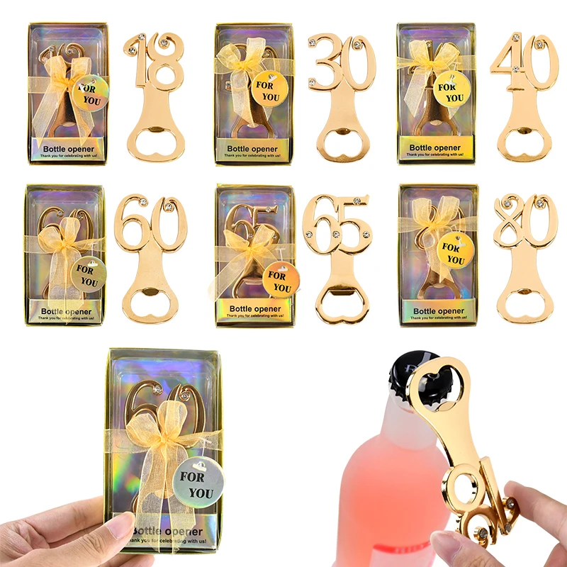 1pc Zinc Alloy Bottle Opener Number 18 30 40 60 65 80 Wedding Anniversary Birthday Party Thank Gift Guests Golden Beer Supplies
1pc Zinc Alloy Bottle Opener Number 18 30 40 60 65 80 Wedding Anniversary Birthday Party Thank Gift Guests Golden Beer Supplies