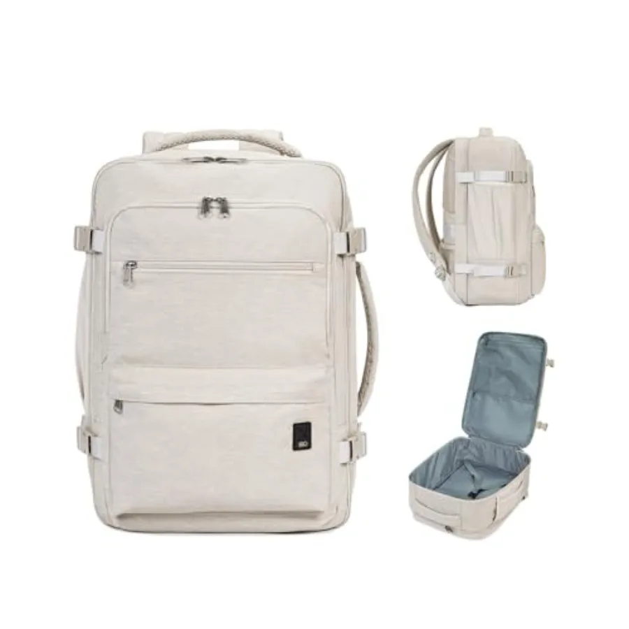 Travel Backpack For Spirit Airlines Personal Item Bag 18x14x8 with Wet Pocket, 17 Inch Laptop Backpack for Men Women White
Travel Backpack For Spirit Airlines Personal Item Bag 18x14x8 with Wet Pocket, 17 Inch Laptop Backpack for Men Women White