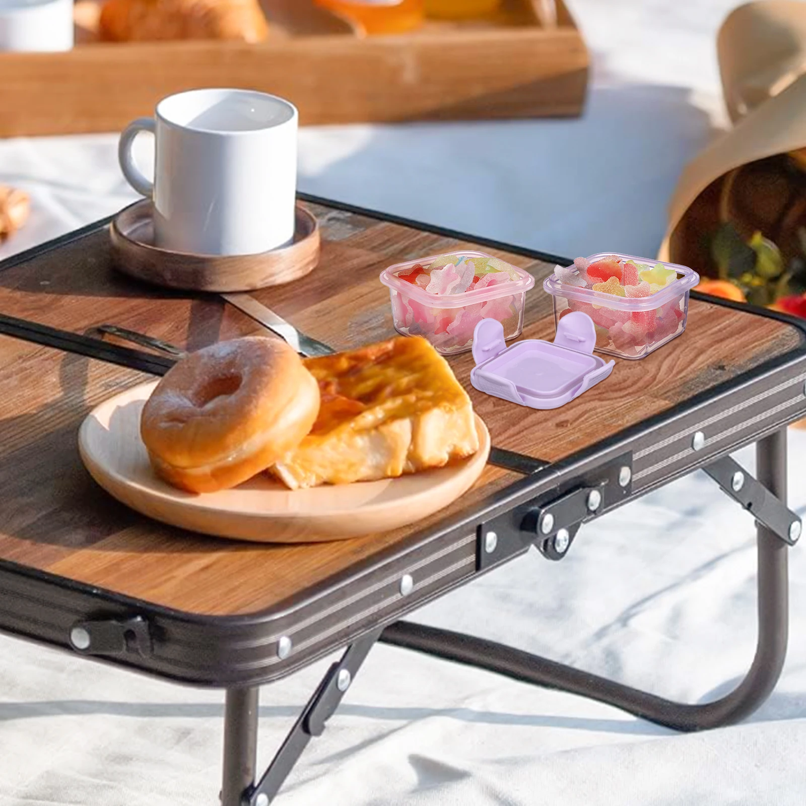 4Pcs Food Grade PP Sealed Storage Canisters Kitchen Grain Snack Fruit Containers Portable Multi Functional Meal Preservations
4Pcs Food Grade PP Sealed Storage Canisters Kitchen Grain Snack Fruit Containers Portable Multi Functional Meal Preservations