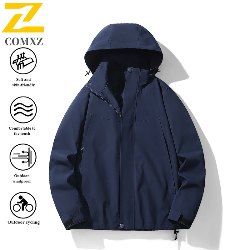 EiAOWindbreaker Couple's Minimalist Spring Waterproof Breathable Outdoor Jacket for Hiking Camping Fishing Monochrome Style2025
EiAOWindbreaker Couple's Minimalist Spring Waterproof Breathable Outdoor Jacket for Hiking Camping Fishing Monochrome Style2025