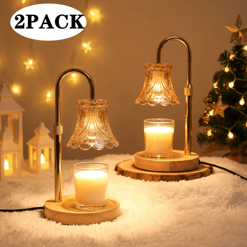 2-Pack Flower Candle Warmer Lamp, Adjustable Height, With Timer Dimmer, Room Decor Wax Melt Warmer For Scented Wax, Gift For Mom (no Bulb Included)
2-Pack Flower Candle Warmer Lamp, Adjustable Height, With Timer Dimmer, Room Decor Wax Melt Warmer For Scented Wax, Gift For Mom (no Bulb Included)