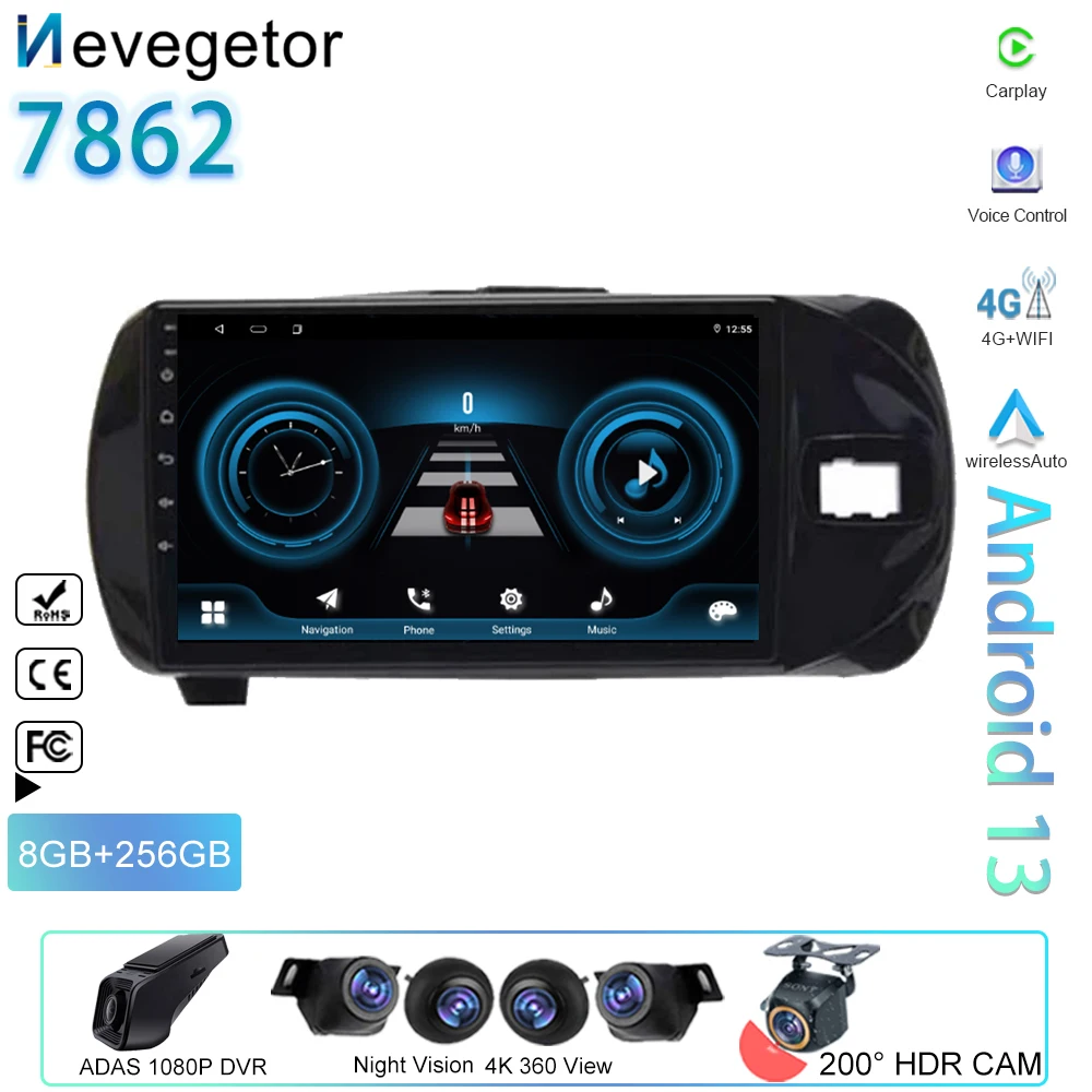 Головное устройство для Toyota Vitz 3 III XP130 2014 2019, мультимедийный видеоплеер с GPS-навигацией, беспроводной, Android, автомобильный, Wi-Fi, 2 Din, DVD
Головное устройство для Toyota Vitz 3 III XP130 2014 2019, мультимедийный видеоплеер с GPS-навигацией, беспроводной, Android, автомобильный, Wi-Fi, 2 Din, DVD