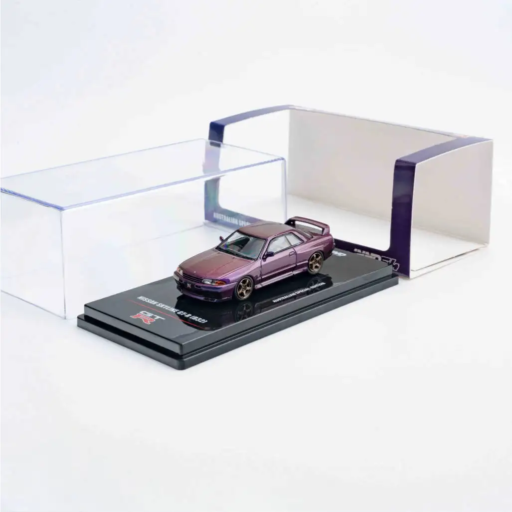 In Stock Ready To Ship INNO64 1:64 Nissan Skyline GT-R (R32) Australian Special Edition Purple Diecast Car Model
In Stock Ready To Ship INNO64 1:64 Nissan Skyline GT-R (R32) Australian Special Edition Purple Diecast Car Model
