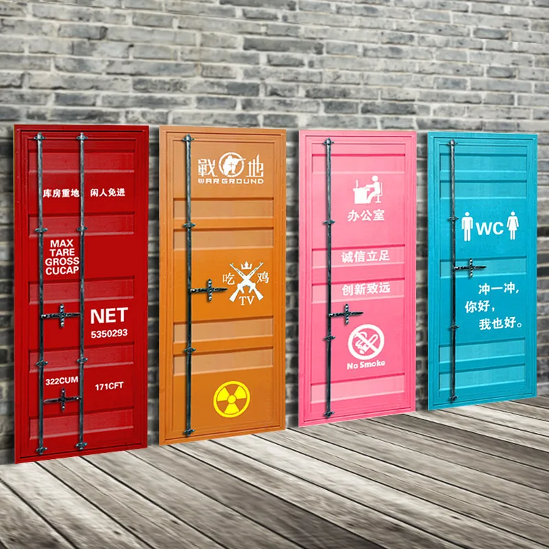 Industrial style retro container toiletdoor Iron r Bar Restaurant Milk tea shop Cafe Toilet door KTV
Industrial style retro container toiletdoor Iron r Bar Restaurant Milk tea shop Cafe Toilet door KTV
