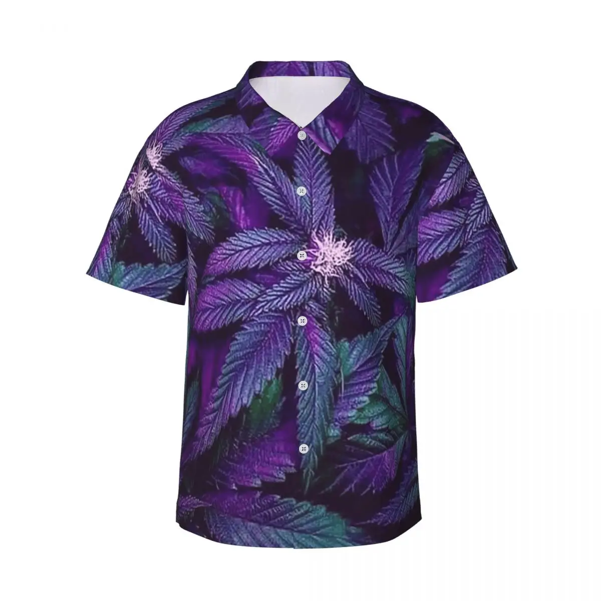 Psychedelic Purple Cannabis Marijuana Weed Pot Leaves Men's Shirts Hawaiian Short Sleeve Shirt Button Tops for Summer Beach
Psychedelic Purple Cannabis Marijuana Weed Pot Leaves Men's Shirts Hawaiian Short Sleeve Shirt Button Tops for Summer Beach