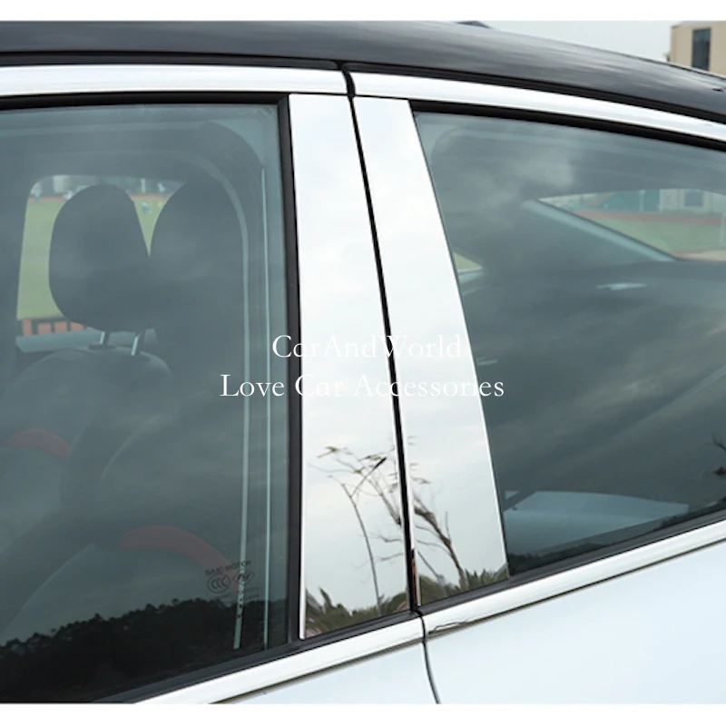 8PCS/Set Center Window Column Mirror Decorative Stainless B/C Pillar Cover Mouldings Trims For MG MG5 2020-2026 Car Accessories
8PCS/Set Center Window Column Mirror Decorative Stainless B/C Pillar Cover Mouldings Trims For MG MG5 2020-2026 Car Accessories